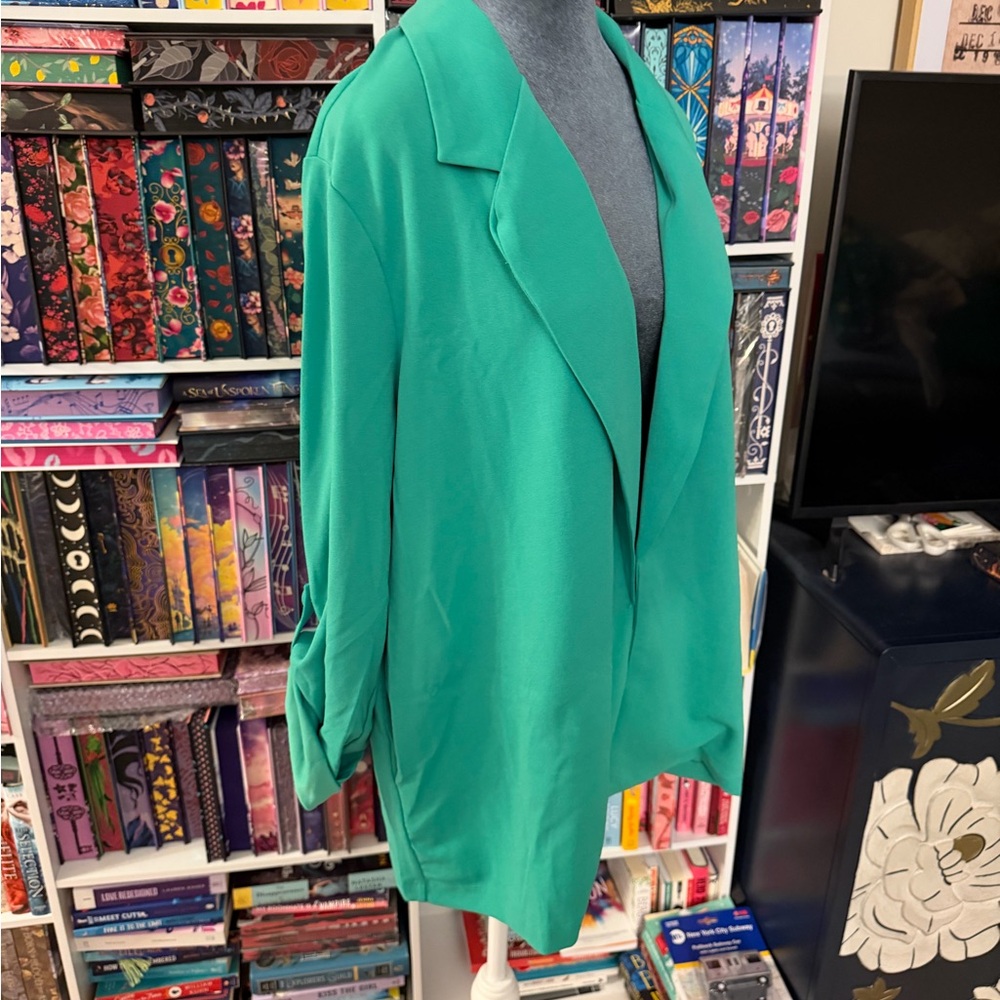 ANDREE BY UNIT Teal Women's Blouse